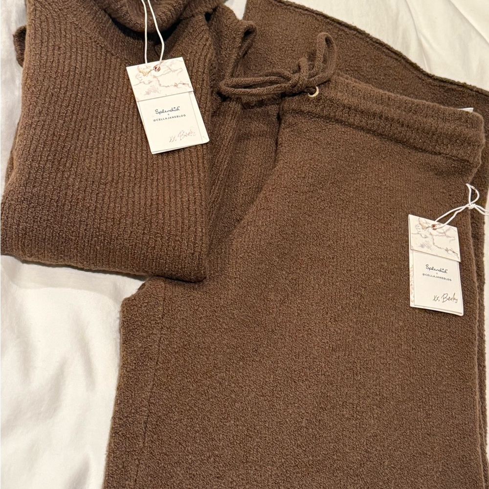 SPLENDID cellajaneblog sleeveless turtleneck & matching pant Med NWT